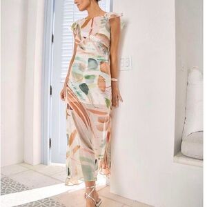 Chic Multicolor Maxi Dress